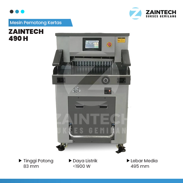 Serupa Mesin Pemotong Kertas ZAINTECH 490H